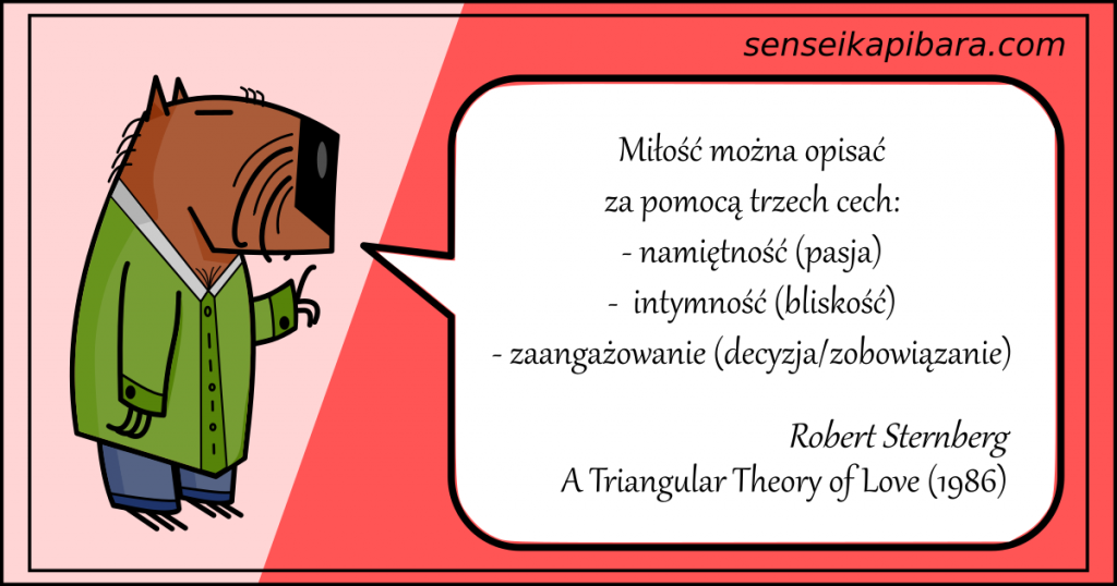 czerwony - trzy cechy miłości - robert sternberg