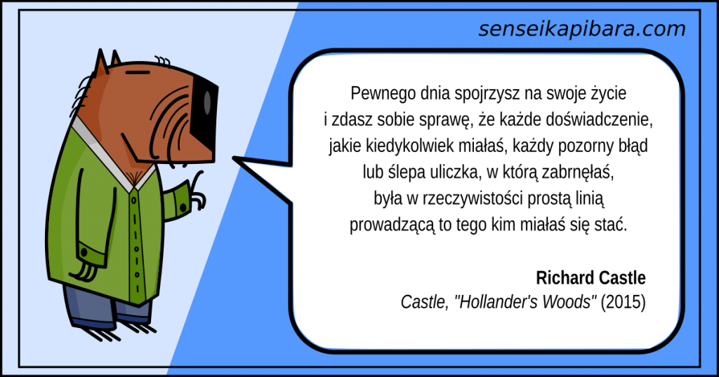 niebieski - każde doświadczenie - richard castle