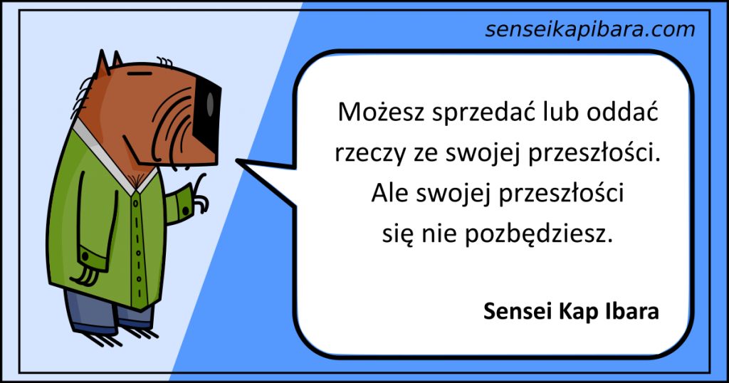 niebieski - przeszłości się nie pozbędziesz - sensei kap ibara