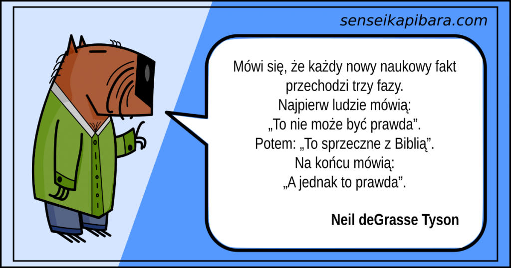 niebieski - trzy fazy naukowego faktu - neil degrasse tyson