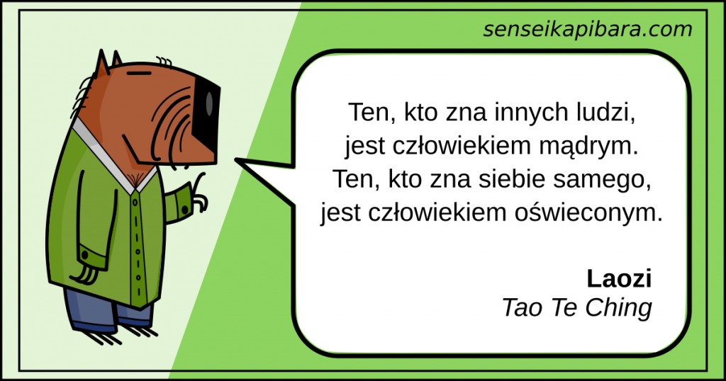 zielony - ten kto zna siebie jest oświecony - Laozi