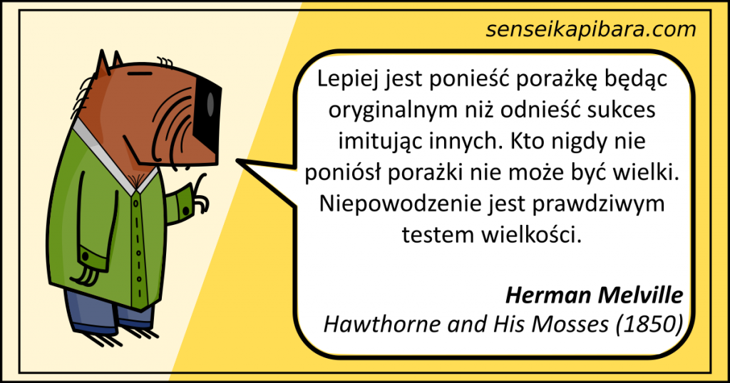 żółty - lepsza porażka w oryginalności - herman melville