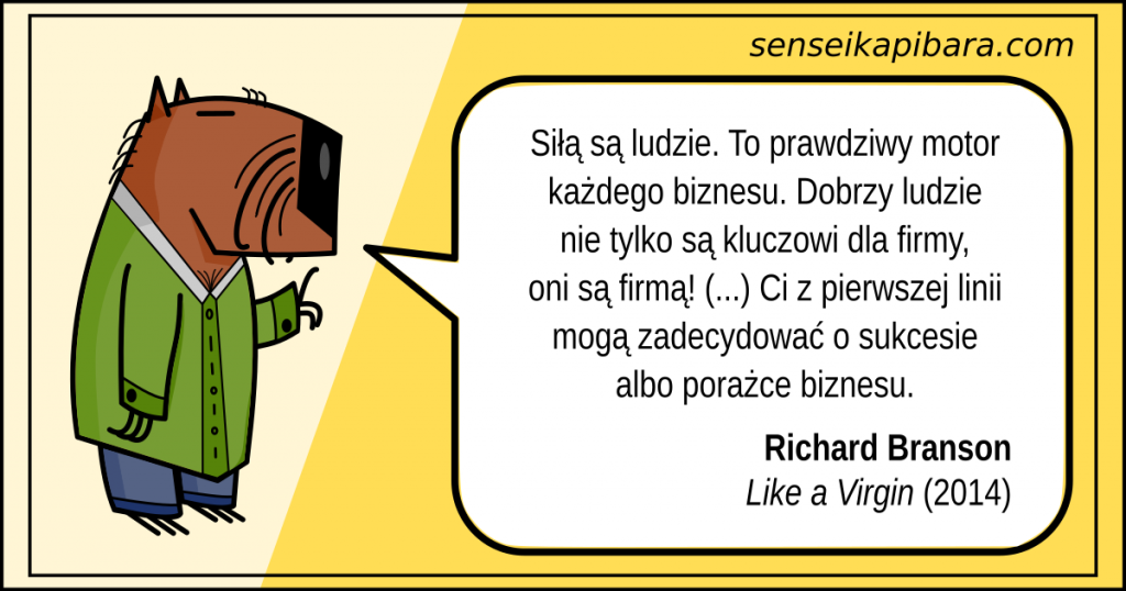 żółty - siłą są ludzie - richard branson