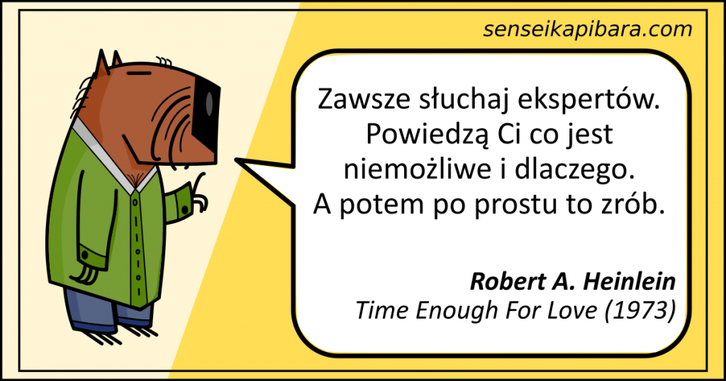 żółty - słuchaj ekspertów - robert heinlein