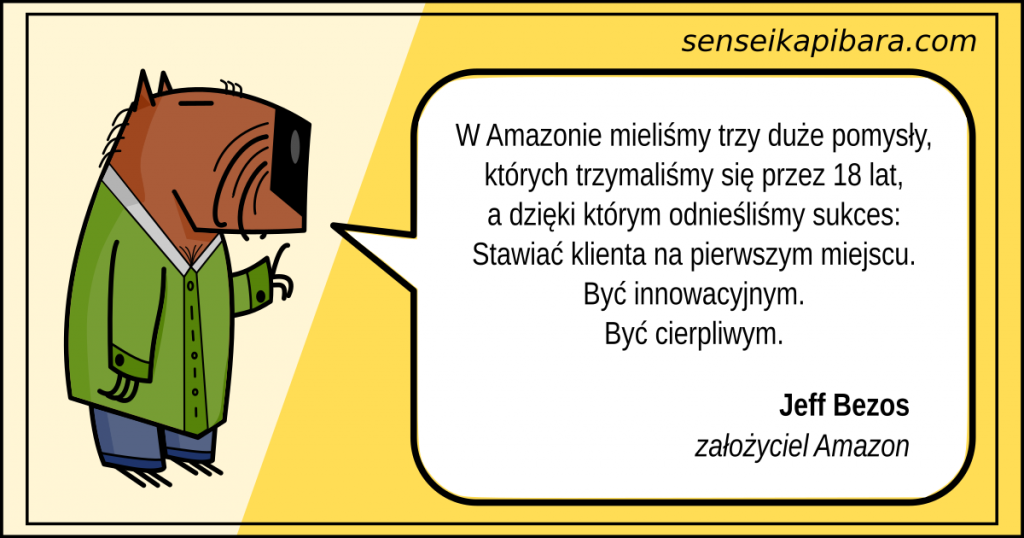 żółty - trzy pomysły - jeff bezos