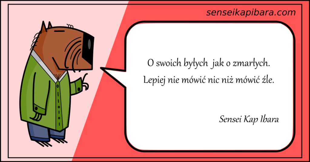 czerwony - o byłych - sensei kap ibara