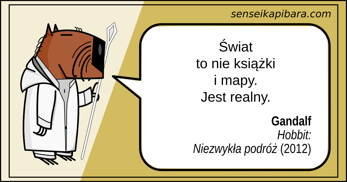 lotr - 010 - świat to nie książki - gandalf