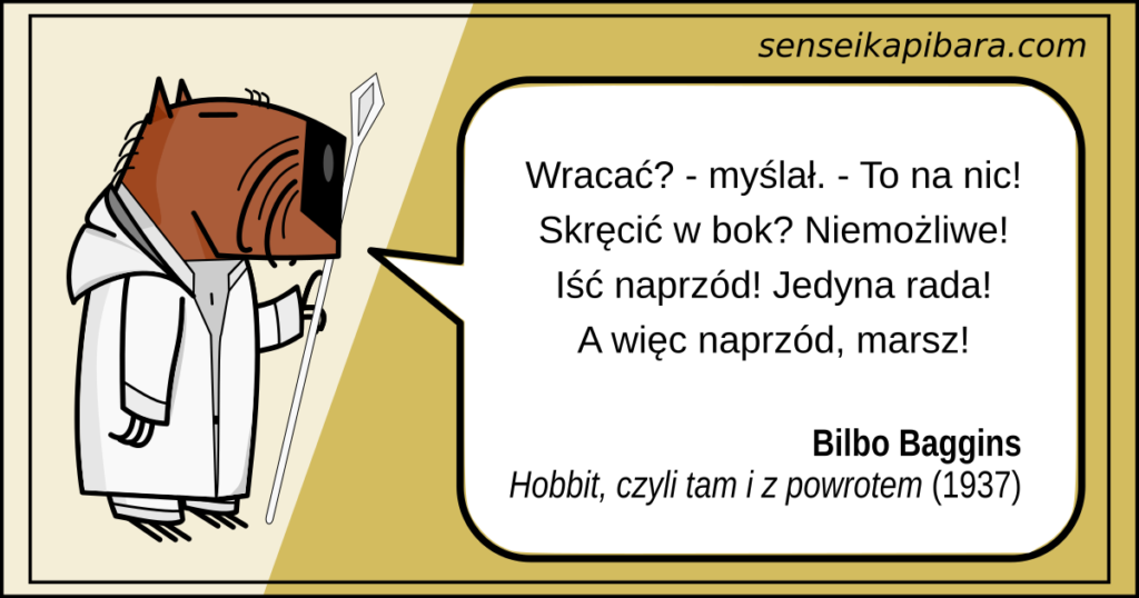 lotr - 012 - wracać czy naprzód - bilbo baggins